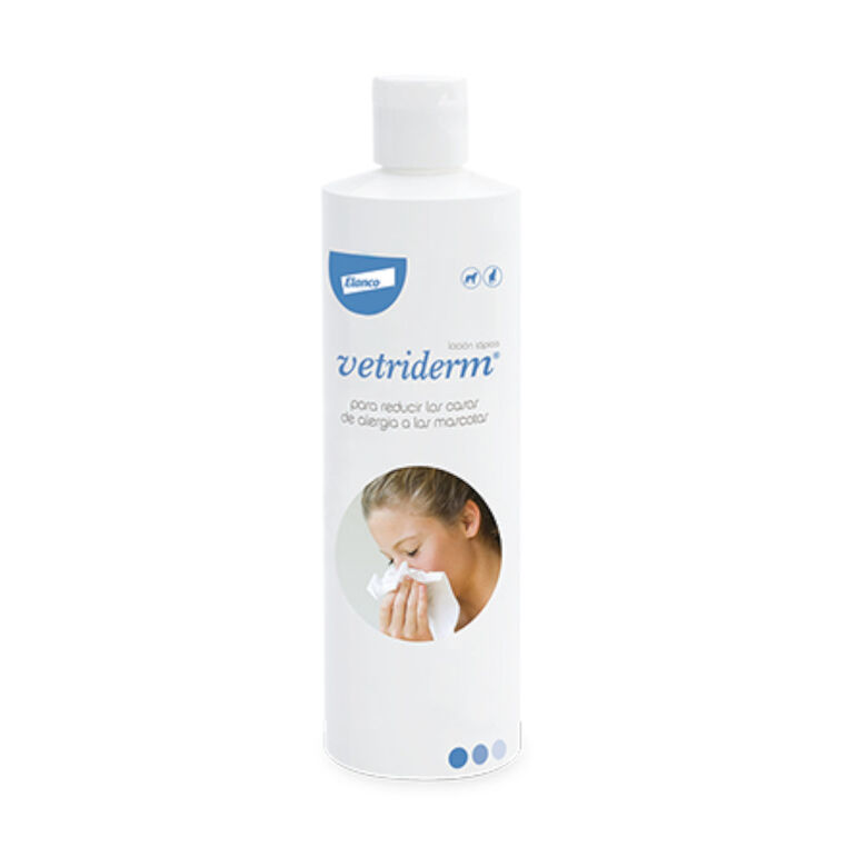 Elanco Sano &amp; Bello Vetriderm Antialérgico para dueños de mascotas