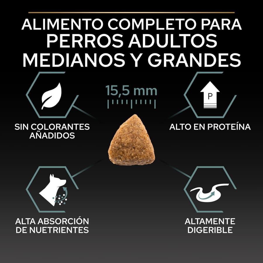 Pro Plan Adult Medium y Large Digestión Pavo pienso para perros thumbnail