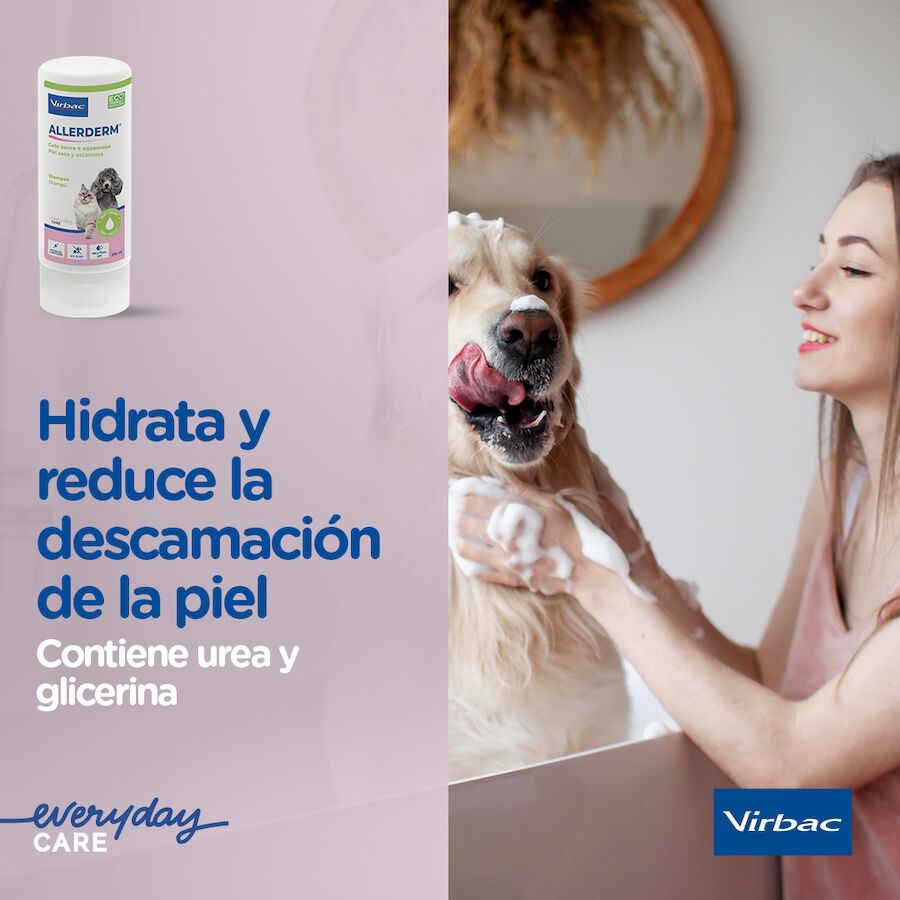 Vibac Allerderm Champú Piel Seca y Escamosa para perros y gatos thumbnail