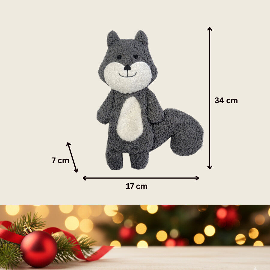 Wonder Christmas Peluche Ardilla Navideña para perros thumbnail