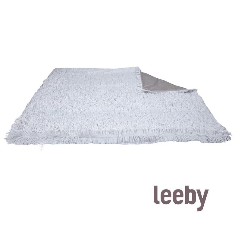 Leeby Manta Anti Estrés Suave Gris para perros thumbnail