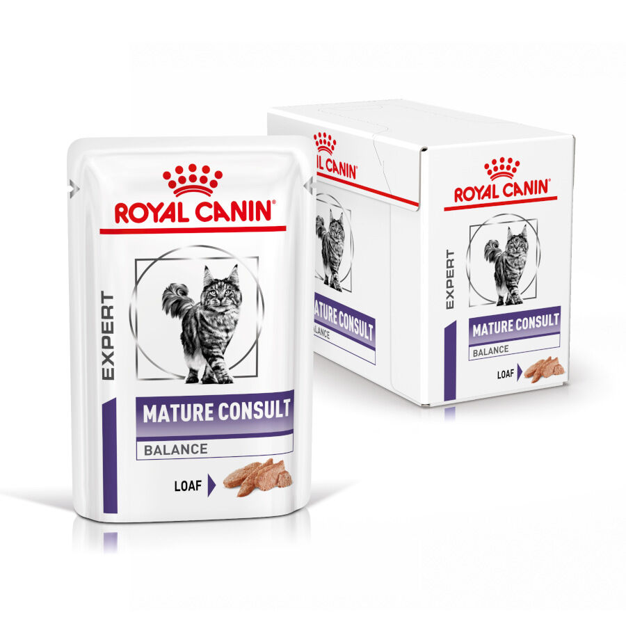 Royal Canin Mature Consult Balance Paté sobre para gatos thumbnail