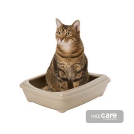 Nice Care Bandeja Sanitaria Beige para gatos 