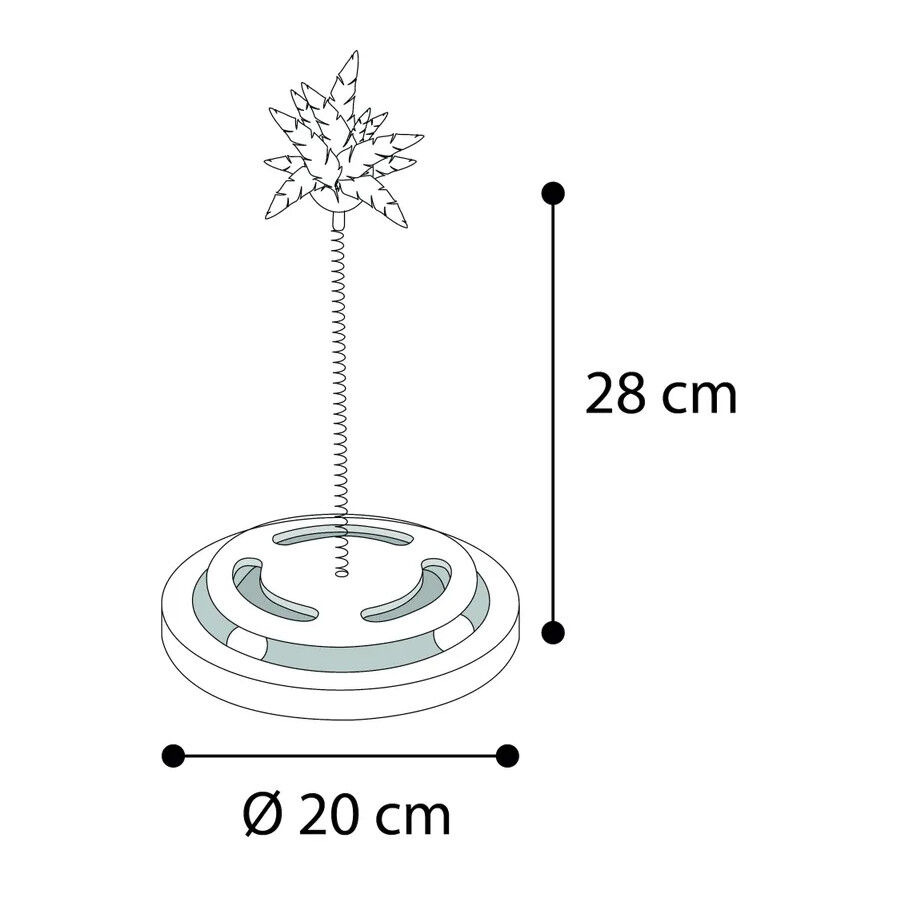 Flamingo Juguete Interactivo con Pelota para gatos thumbnail