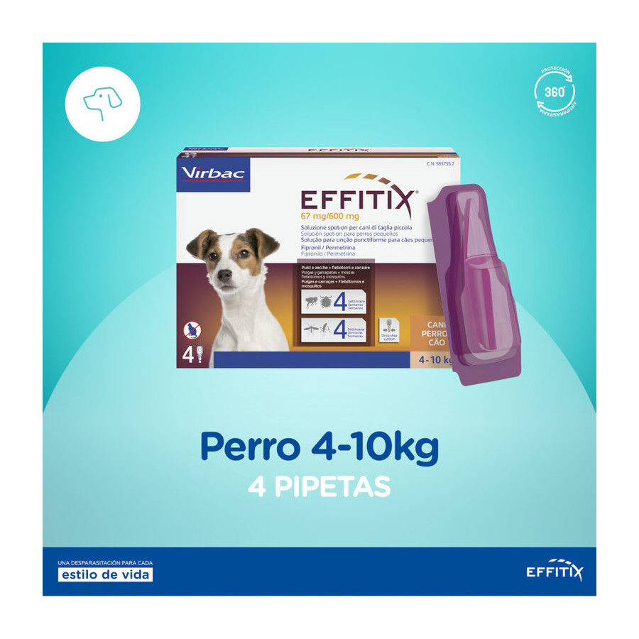 Effitix Antiparasitario en Pipetas para perros thumbnail