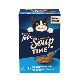 Felix Cat Sopa de Bacalao, At&uacute;n y Solla para gatos