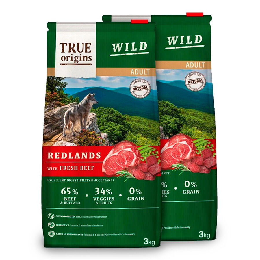 True Origins Wild Adult Redlands Ternera pienso para perros