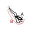 Flamingo Easy Walker Arnés Negro para perros, , large indicador imagen numero 3