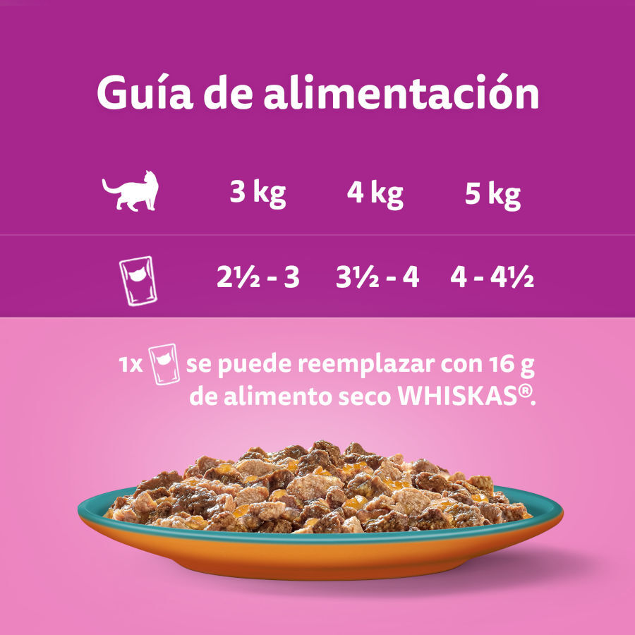 4 sobres x 85 g Whiskas Duo Mar y Monta&ntilde;a Sobre en gelatina para gatos, , large Imagen numero 2