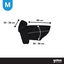 Gotoo Abrigo Impermeable Reflectante Negro para perros, , large indicador imagen numero 4