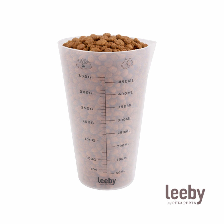 Leeby Taza Medidora Transparente para perros y gatos, , large Imagen numero 2