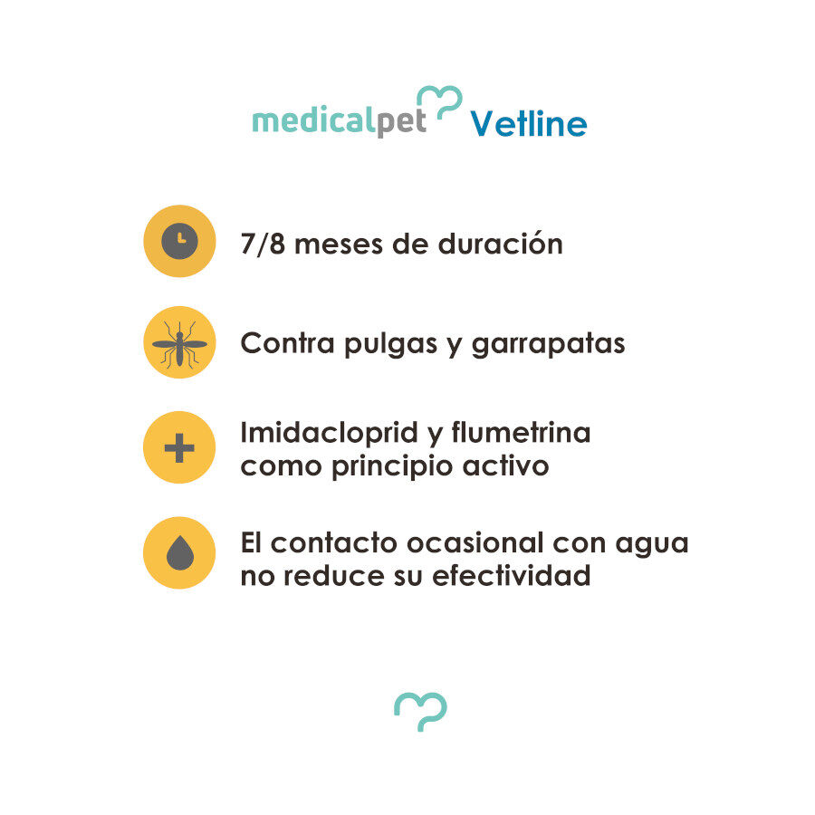 Medicalpet Vetline Collar Antiparasitario para gatos, , large Imagen numero 5