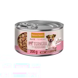 Nature's Variety Pat&eacute; Ternera con Verduras Lata para perros adultos mini