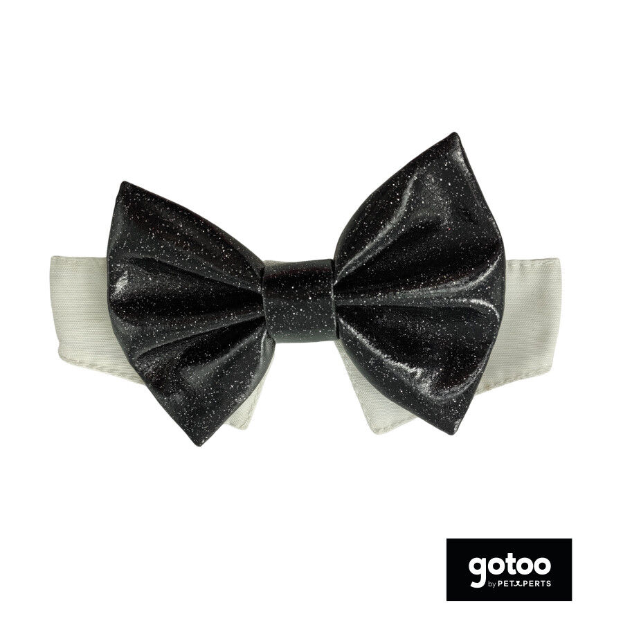 Gotoo Pajarita negra para perros, , large Imagen numero 2