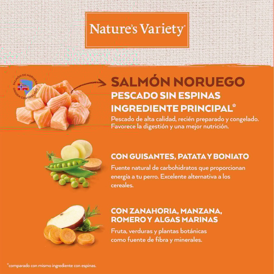 Nature&#039;s Variety No Grain Puppy Medium Maxi Salmón pienso para perros thumbnail