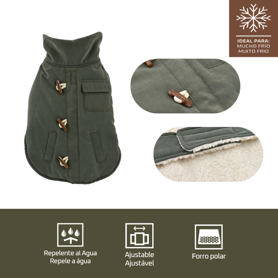 Outech Abrigo Trenca con Borreguito para perros thumbnail