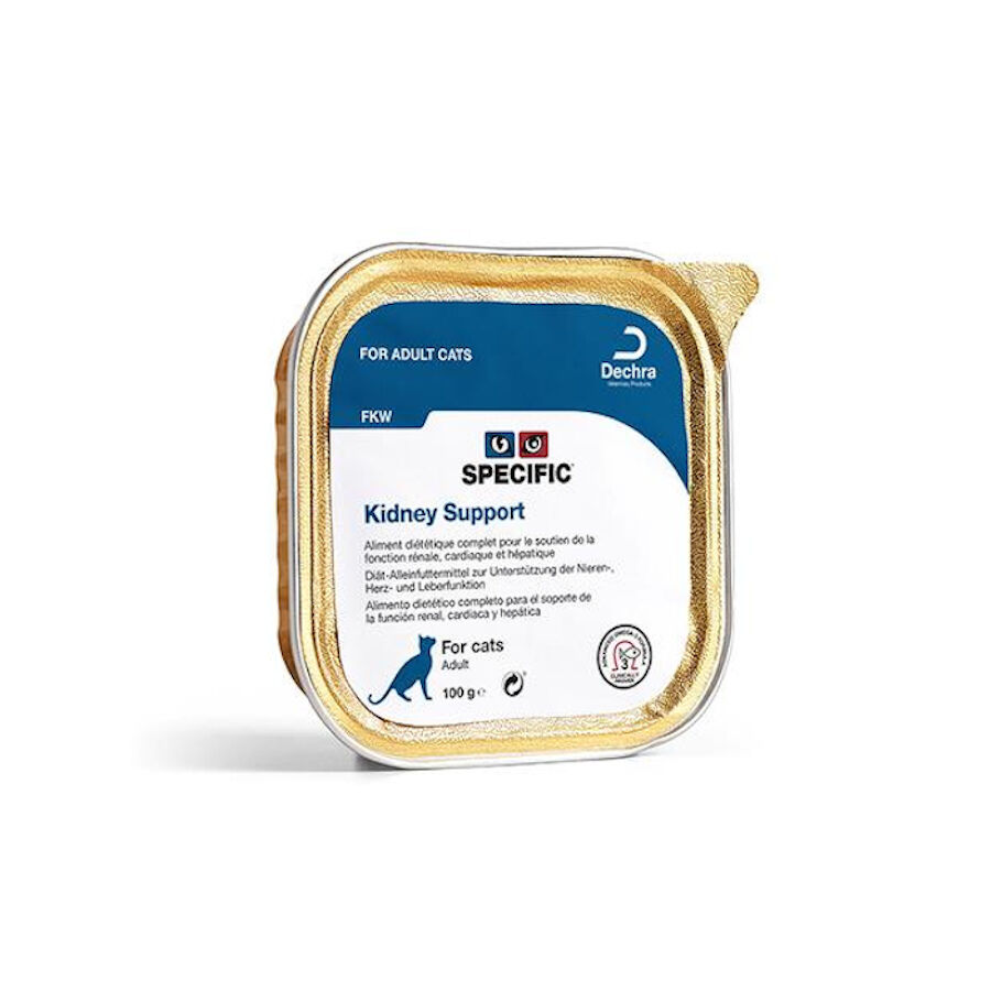 7 tarrinas x 100 g Specific FKW Kidney Support tarrina para gatos - Pack, , large Imagen numero 1