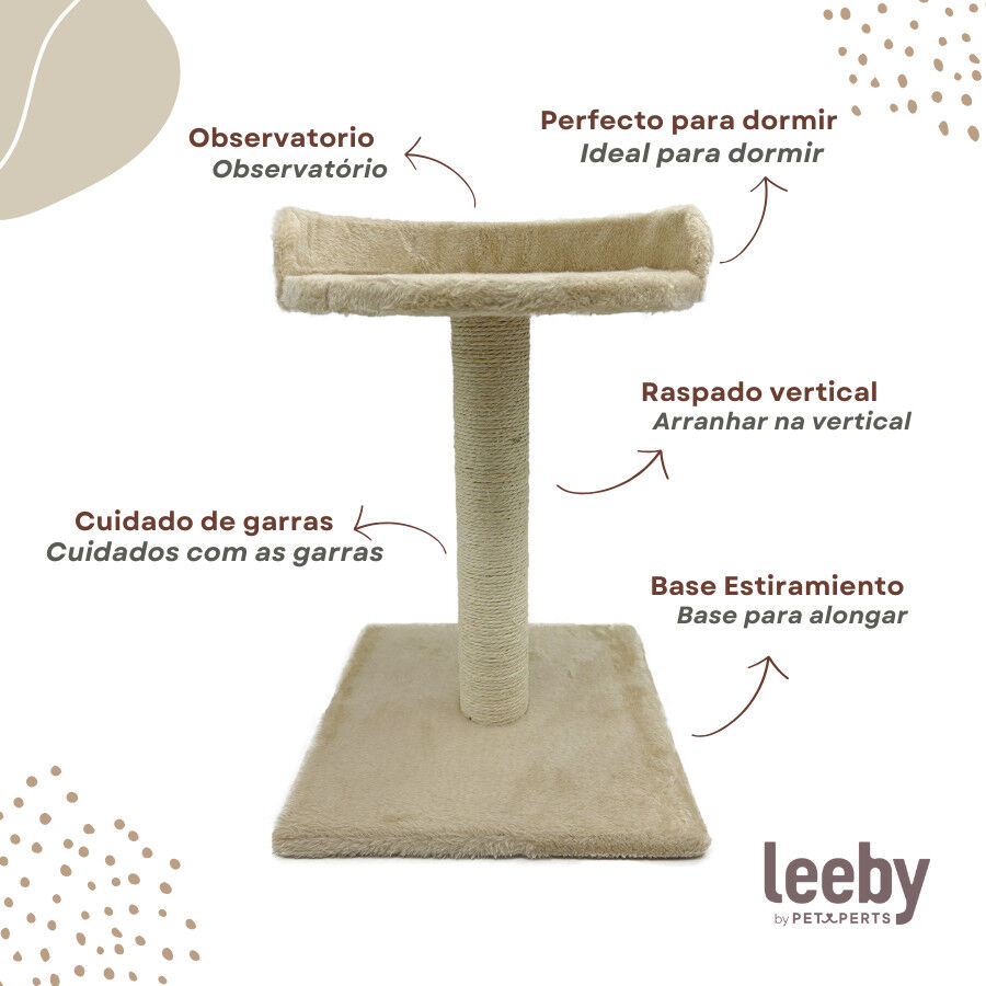 Leeby Simba rascador con cama para gatos, , large Imagen numero 4