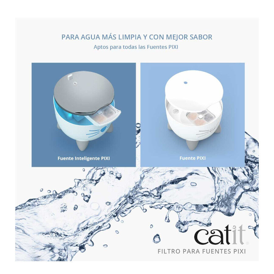 Catit PIXI Filtro para bebedero fuente para gatos thumbnail