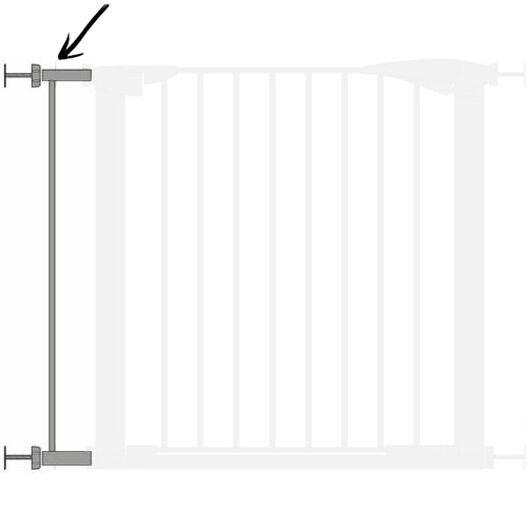 barrera de seguridad para impedir el paso de perros a habitaciones o  escaleras