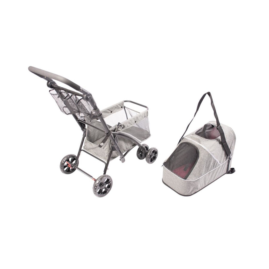 Duvoplus Carrito de Paseo Deluxe para perros y gatos thumbnail