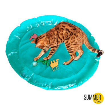 Summer Vibes Cama interactiva gato