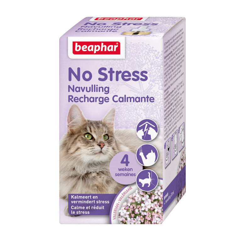 Beaphar No Stress Difusor y Recambio Relajantes para gatos, , large image number null
