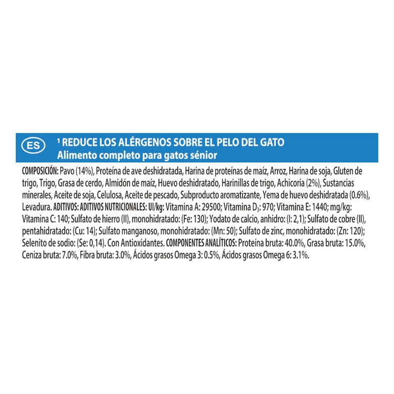 1.4 kg Pro Plan Live Clear Sterilised Pavo pienso para gatos seniors,  Imagen numero 3 1.4 kg Pro Plan Live Clear Sterilised Pavo pienso para gatos seniors, , large Imagen numero 3