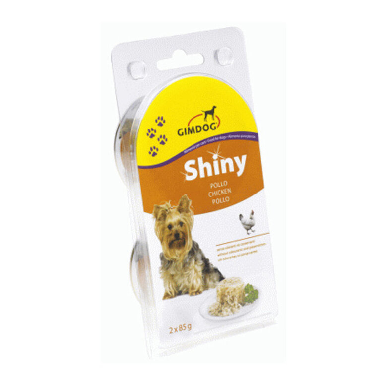 GimDog Shiny pollo lata para perros , , large image number null