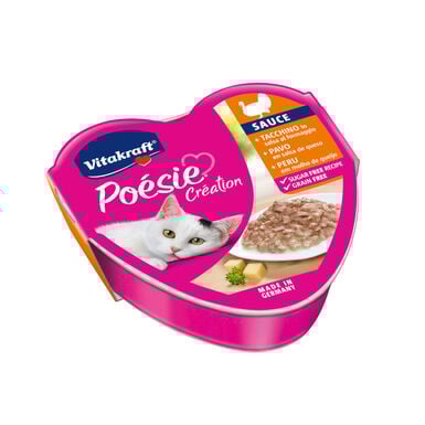 Vitakraft Poésie Pavo tarrina en salsa para gatos