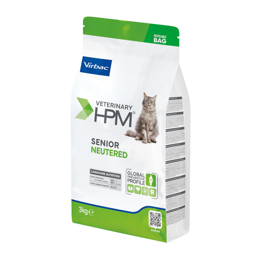 3 kg Virbac Senior Neutered HPM Pienso para gatos, , large Imagen numero 1