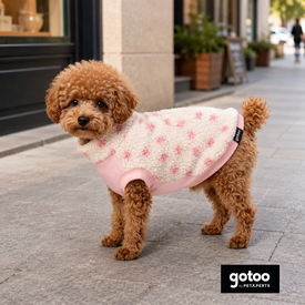 Gotoo Jersey Estampado Estrellas para perros