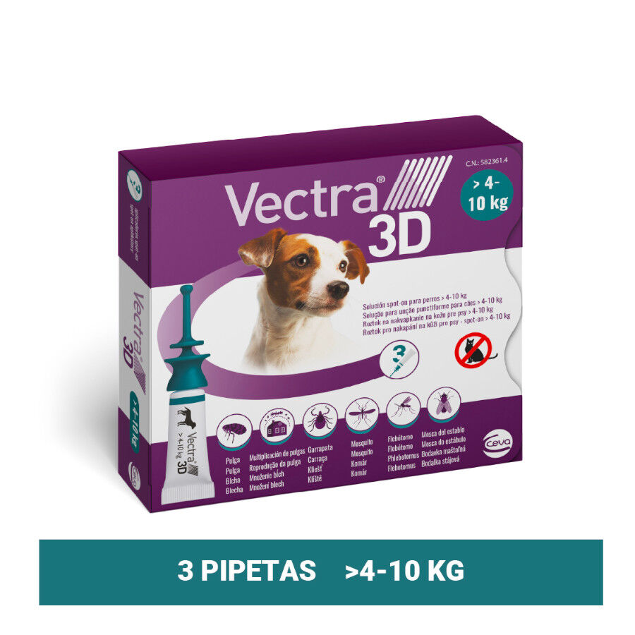 Vectra 3D Pipetas Antiparasitarias para perros thumbnail