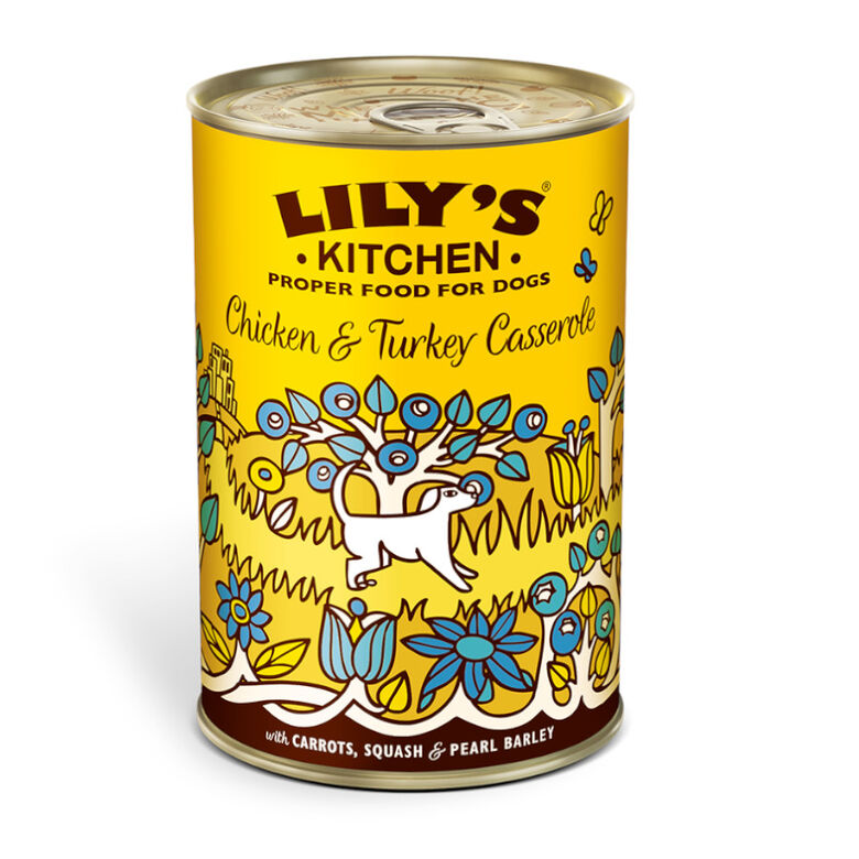 Lily&#039;s Kitchen pollo y pavo lata para perros thumbnail