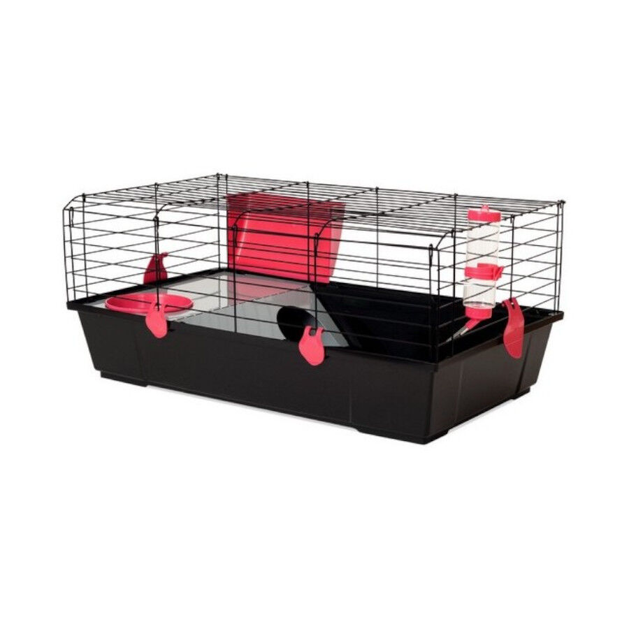Voltreg&agrave; Jaula plegable negra para conejos, , large Imagen numero 2