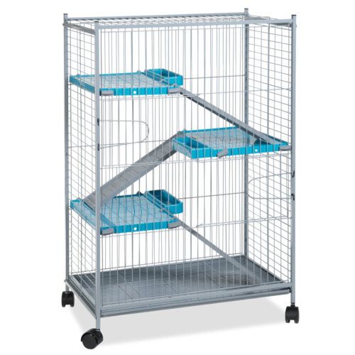 Voltrega jaula para hurones con 3 pisos y rampas Imagen numero 1