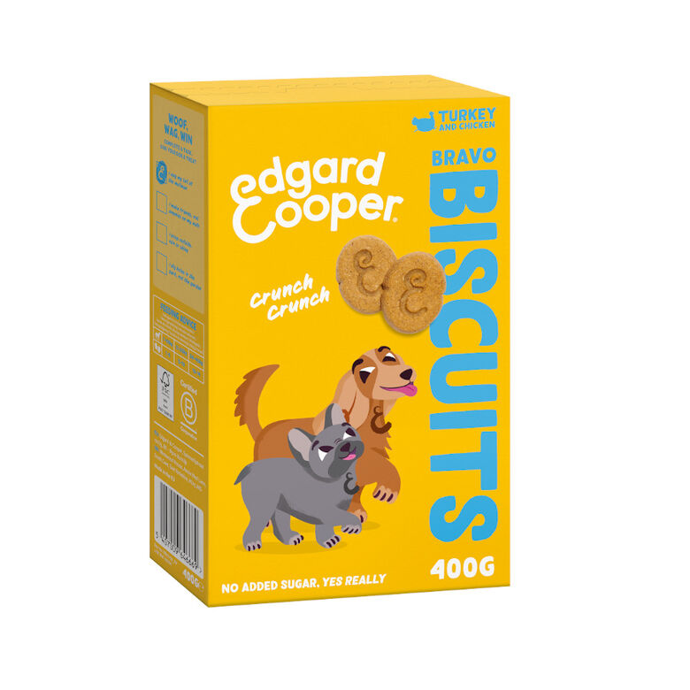 Edgard &amp; Cooper Galletas de Pavo snack para perros thumbnail
