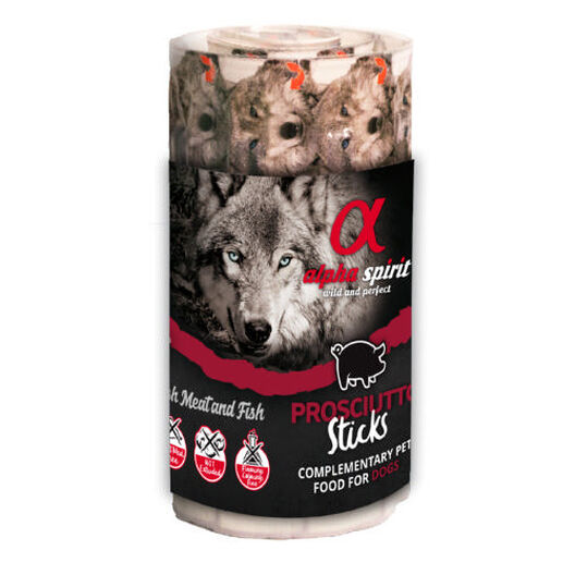 Alpha Spirit snack barritas de jamón para perros image number null