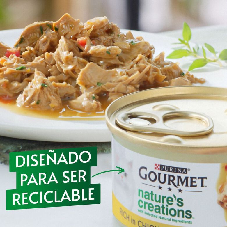 Gourmet Nature&#039;s Creations Mini Filetes de Carne lata para gatos thumbnail