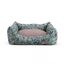 Leeby Cuna Desenfundable Turquesa de Flores para perros, , large indicador imagen numero 1