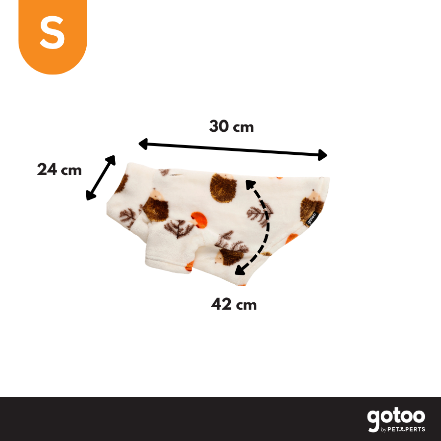 Gotoo Jersey Polar Estampado Erizo para gatos, , large Imagen numero 4