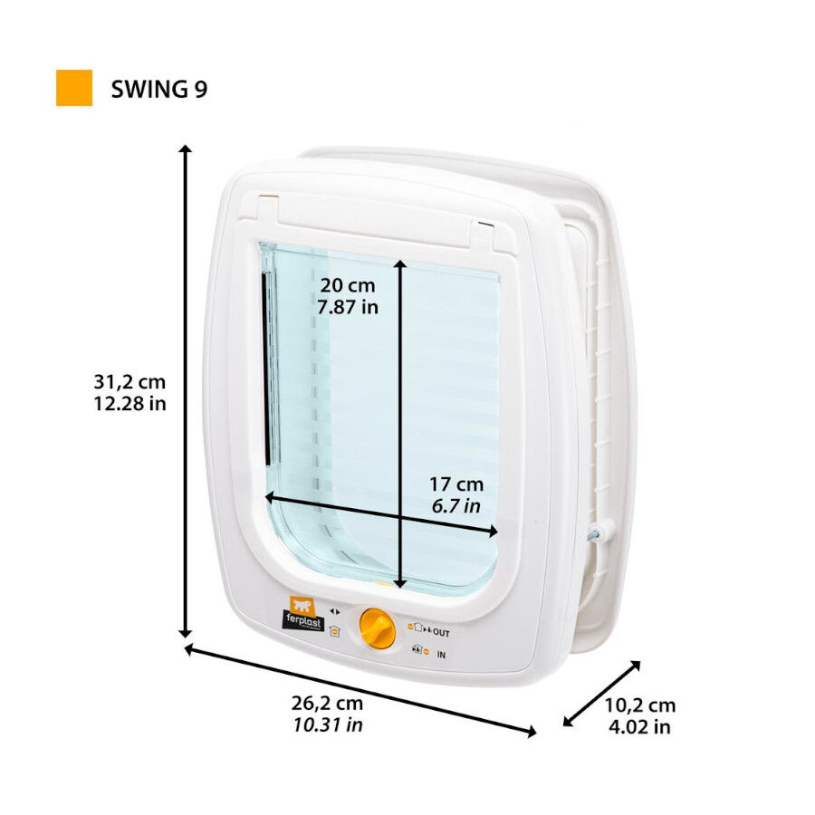 Ferplast Swing 9 Puerta para perros pequeños thumbnail