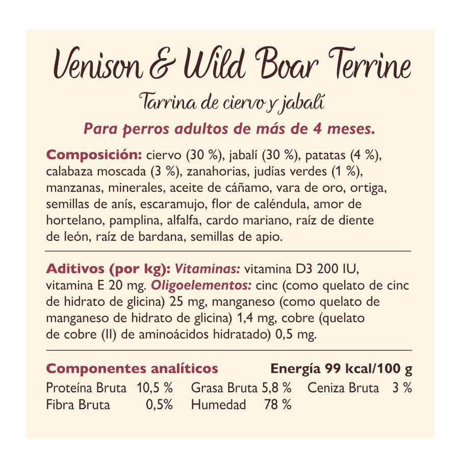 400 g Lily's Kitchen Venado y Jabal&iacute; lata para perros, , large Imagen numero 4