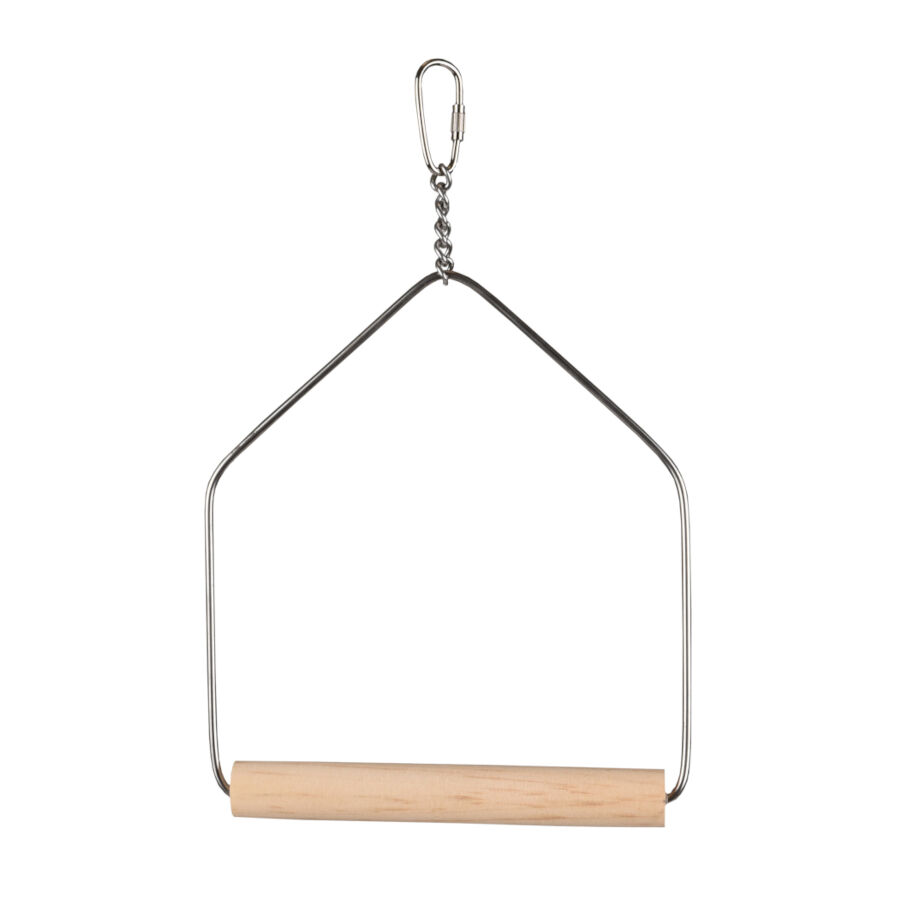 Flamingo Columpio de madera juguete para periquitos