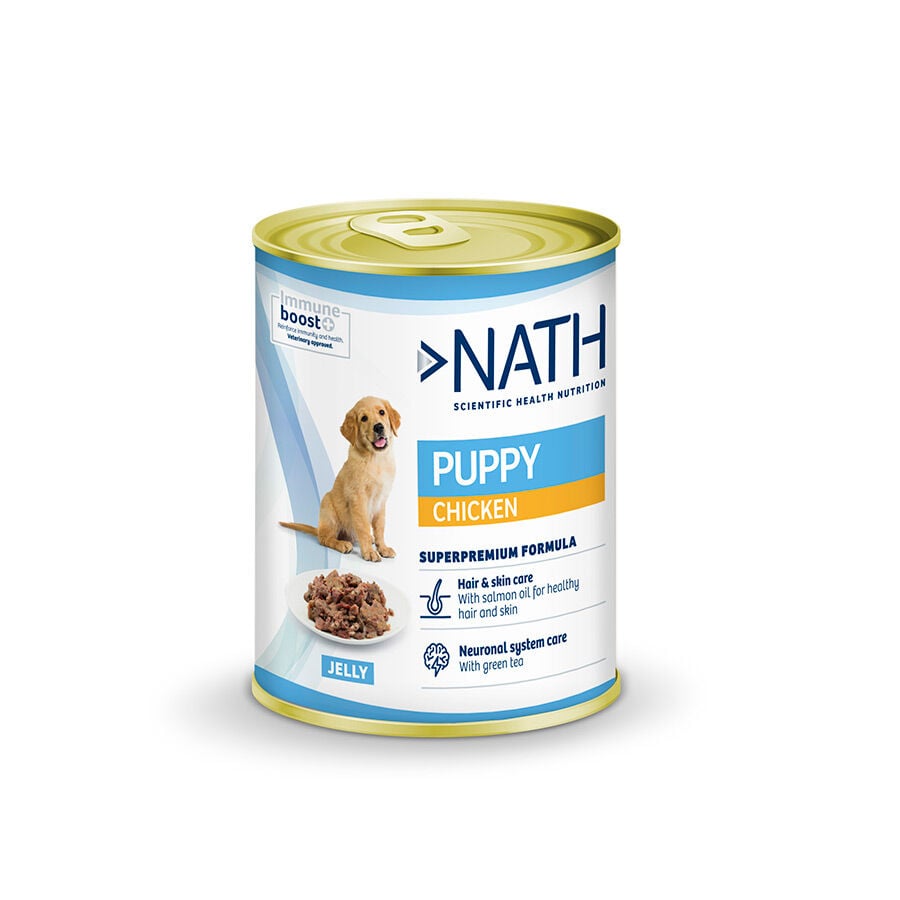 Nath Puppy Pollo en Gelatina lata para cachorros