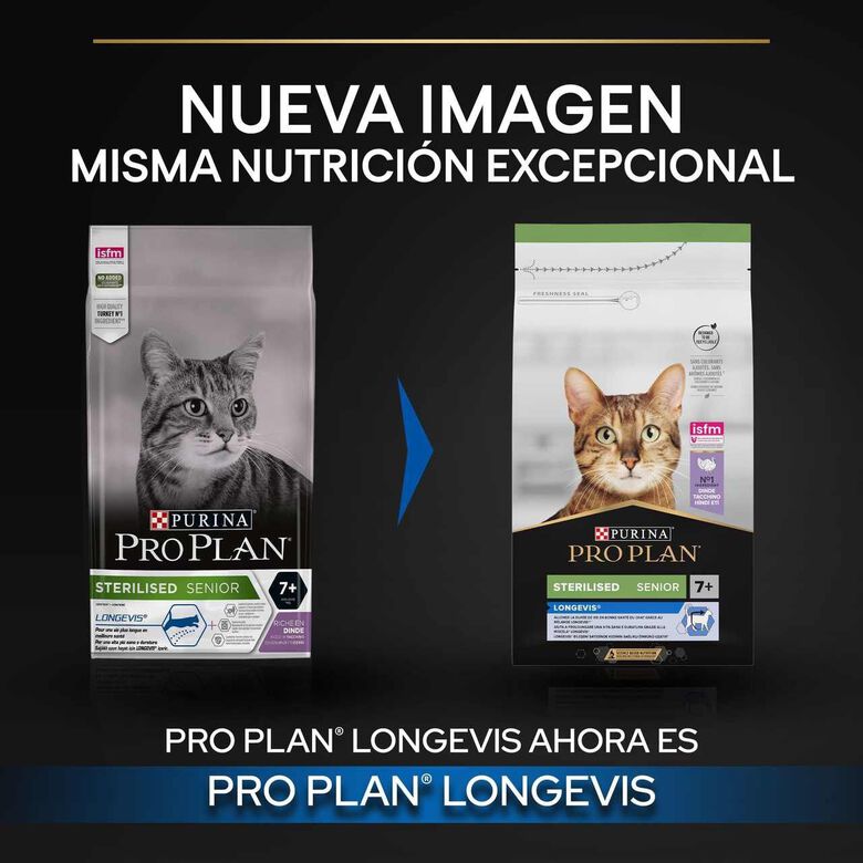 Pro Plan Senior Sterilized Pavo Pienso para gatos thumbnail
