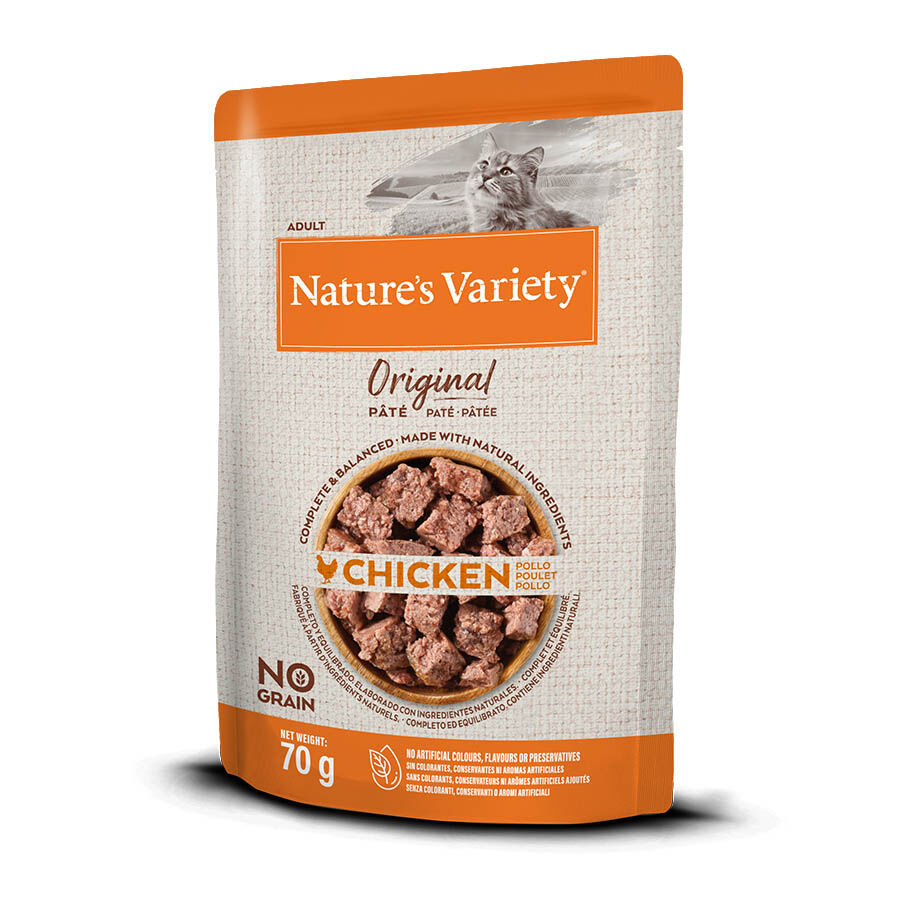 Nature&#039;s Variety Original Adult pollo sobre para gatos