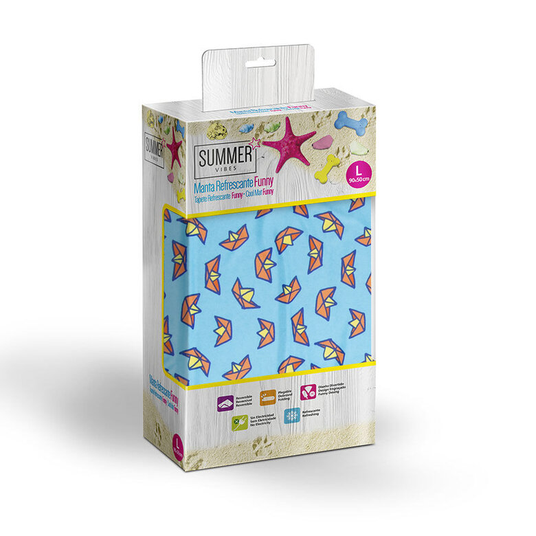 Summer Vibes Funny Manta Refrescante para perros y gatos,  Imagen numero 2 Summer Vibes Funny Manta Refrescante para perros y gatos, , large Imagen numero 2