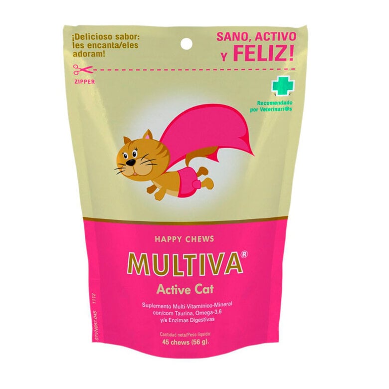 45 comprimidos Vetnova Multiva Active Cat Multivitamínico,  Imagen numero 1 45 comprimidos Vetnova Multiva Active Cat Multivitamínico, , large Imagen numero 1