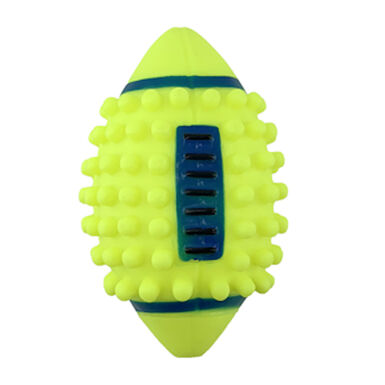 Play&Bite Spiky Pelota de Rugby para perros